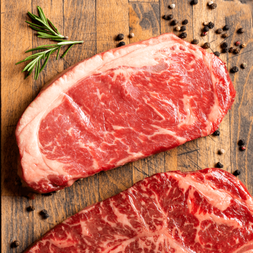 U.S. Striploin Steak <br />Frozen (250g per piece)