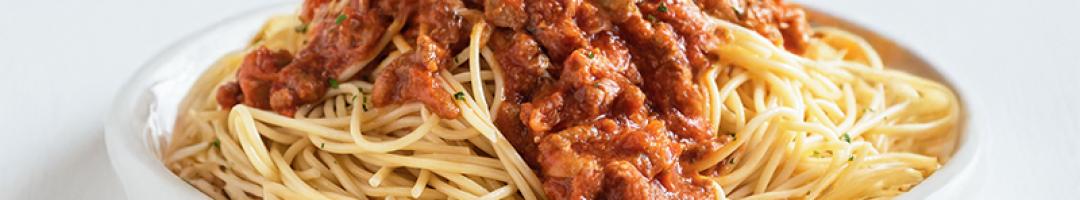 25 side pasta bolognese